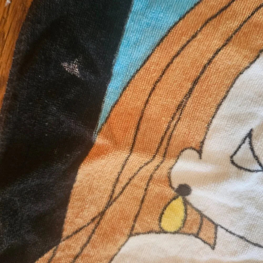 Vintage 90s 1992 Cathy Guisewite Studio comic cartoon beach bath towel cotton